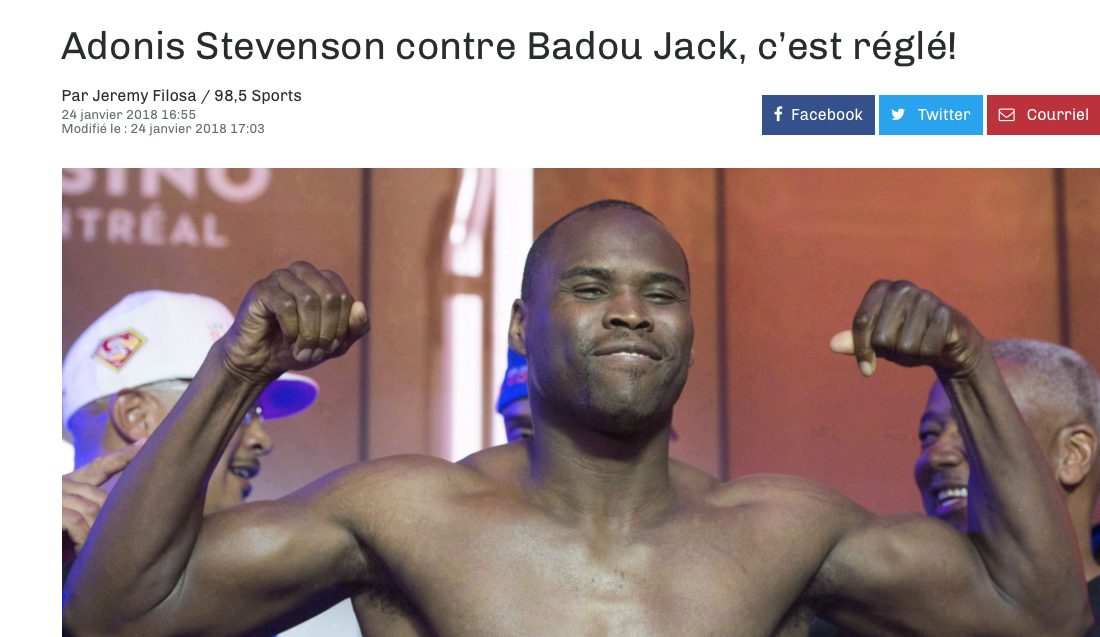 ADONIS STEVENSON et Jeremy Filosa ont HUMILIÉ Jean-Charles Lajoie...