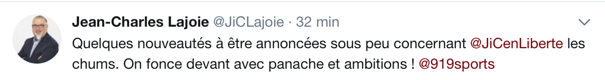 AH BEN...Est-ce que notre ami Jean-Charles va nous annoncer...