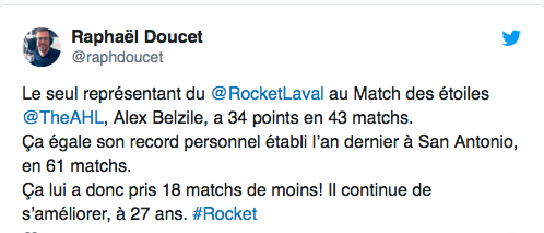 Alex Belzile...Mériterait-il d'être rappelé?