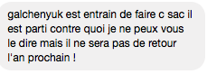 Alex Galchenyuk a fait ses sacs...