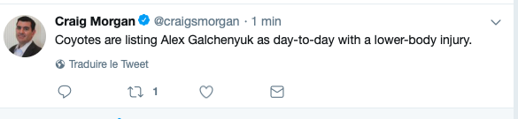 Alex Galchenyuk BLESSÉ aux COUILLES!!!!!