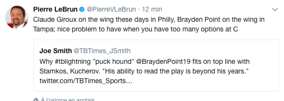 Alex Galchenyuk devrait s'inspirer de Claude Giroux et Brayden Point..