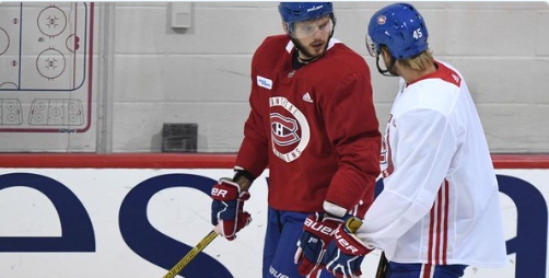Alex Galchenyuk et Joe Morrow en sont pratiquement venus aux coups à l'entraînement..