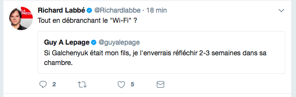  Alex Galchenyuk marche à la PUNITION...Guy A Lepage le confirme!!!!