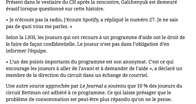 Alex Galchenyuk REFUSE de parler de sa DÉSINTOX!!!!