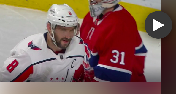 Alex Ovechkin a lancé un MESSAGE au CENTRE BELL....