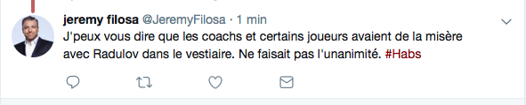 Alex Radulov était DÉTESTÉ dans le vestiaire du CH!!!!