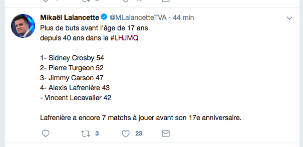 Alexis Lafrenière...le MEILLEUR JOUEUR QUÉBÉCOIS de L'HISTOIRE?