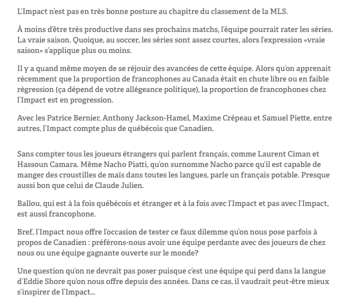 Alors ceux qui veulent des Québécois avec le CH...HAHA!!!!