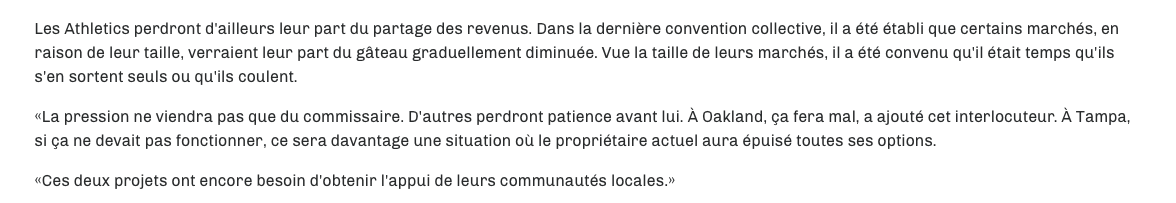  Alors que le projet des Nordiques est MORT et ENTERRÉ....Le projet des Expos..