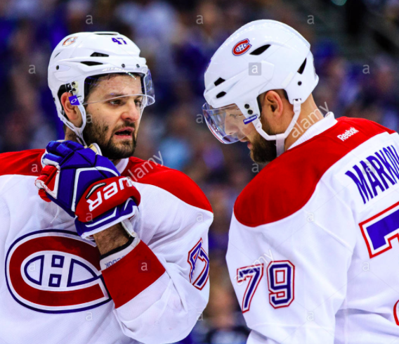 Andrei Markov et Alex Radulov...Se sont FAIT NIAISER durant toute la conférence de presse!!!!!