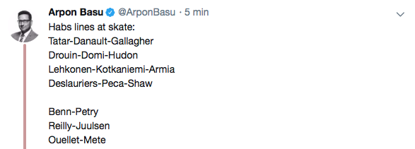 Andrew Shaw a encore de l'espoir...