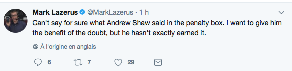 Andrew Shaw est dans la M....