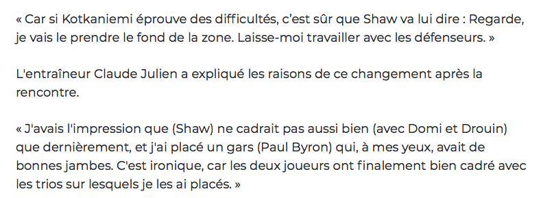 Andrew Shaw LA VALEUR SÛRE...