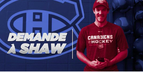 Andrew Shaw n'a pas répondu Michel Therrien...HAHA!!!!