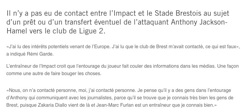 Anthony Jackson-Hamel pris la main dans le SAC!!!! Un MENTEUR PATHOLOGIQUE!!!!!