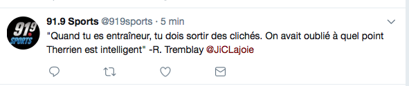 Après avoir DÉTRUIT Michel Therrien pendant 5 ans..Réjean lui LICHE le CUL..