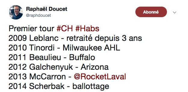 Après ça, on se demande pourquoi le CH fait du surplace...