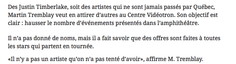 Après que PKP ait FOURRÉ la population de la ville de Québec...