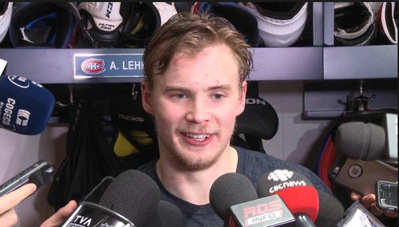 Artturi Lehkonen va prendre la place d'Ales Hemsky sur le premier trio...pour le premier match de la saison..