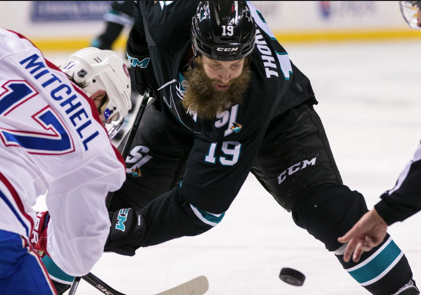 Attention de ne pas trop s'exciter de la venue de Joe Thornton à Montréal...