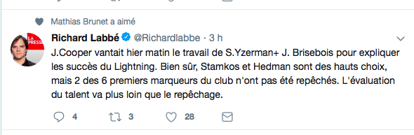 Au lieu d'aller au GYM...Trevor Timmins aurait dû étudier le LIGHTNING..