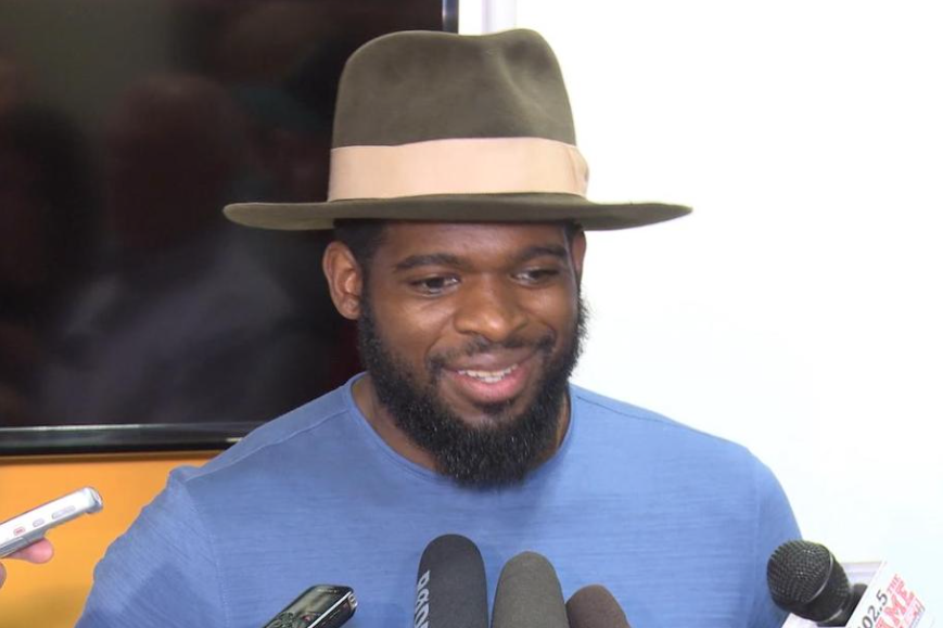 Au lieu d'avoir le courage de poser le genou...PK Subban...