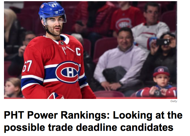 Au tour de NBC de sortir sa TRADE LIST..