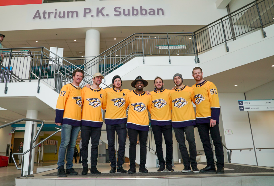 Aucun coéquipier du CH n'avait accompagné PK Subban....alors que l'hôpital est à Montréal..