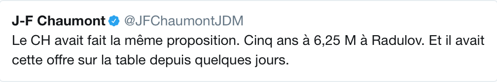 AYOYE...C'est la guerre entre Bergevin et Radulov...