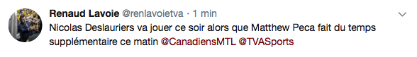 AYOYE...Claude Julien n'a rien compris...