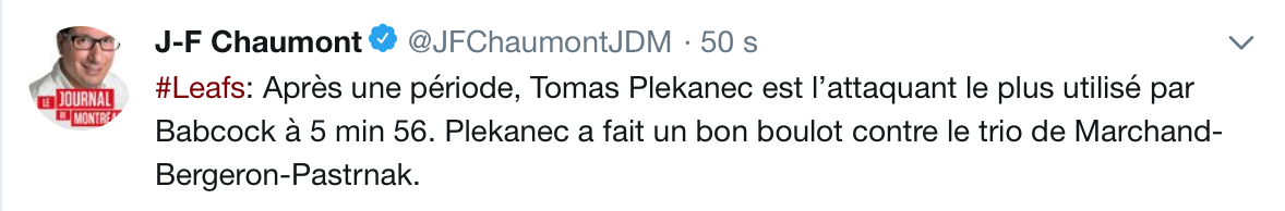 AYOYE...Comme quand il était avec le Canadien...