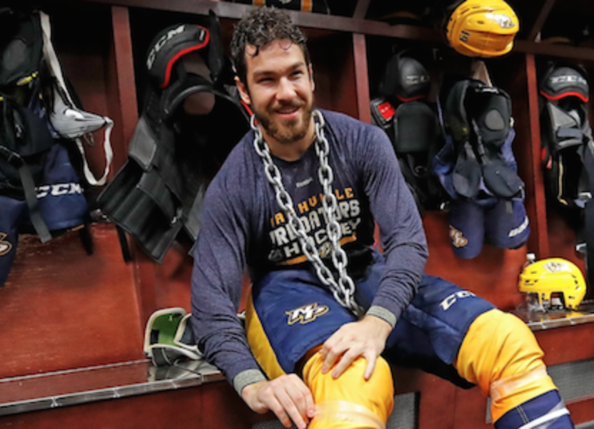 AYOYE...Fred Gaudreau sur le trio de Nick Bonino...