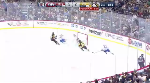 AYOYE...La dégelée à Pittsburgh à soir...
