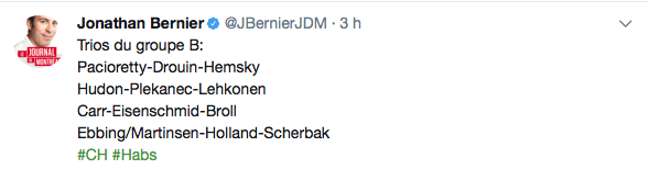 AYOYE...Nikita Scherbak n'impressionne pas le CH...