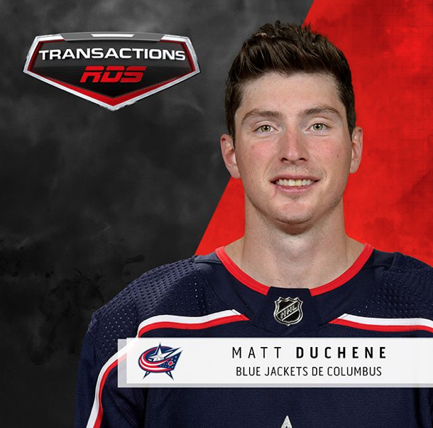 AYOYE...Si Duchene signe à Columbus...