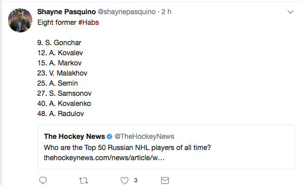 Beaucoup de Russes sont passés par Montréal...