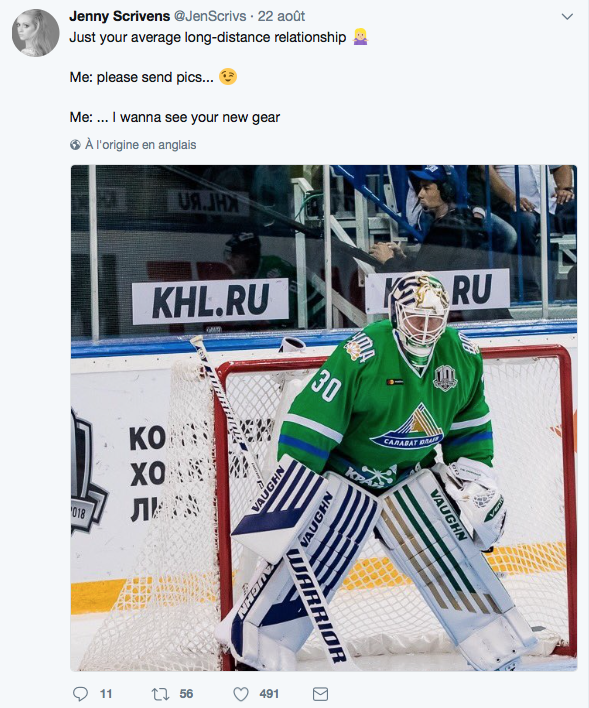 Ben Scrivens et sa blonde...