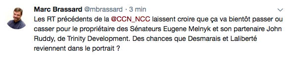 Bientôt la fin des SENS à Ottawa...