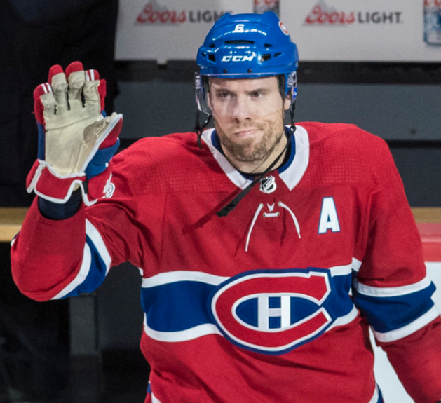 Bientôt, Shea Weber, ne sera plus dans le TOP 100...