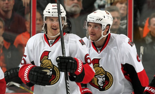 Bobby Ryan et Erik Karlsson vont regarder le TRADE DEADLINE ensemble..