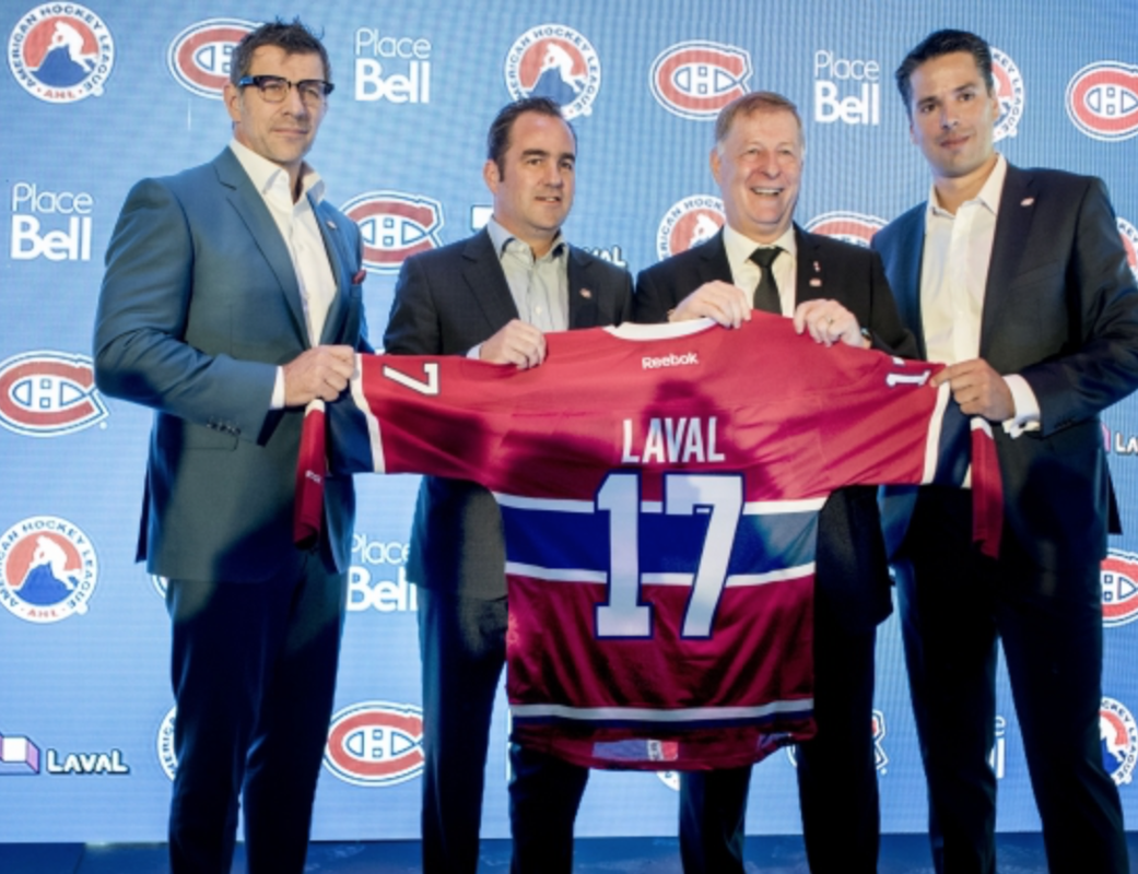 Bon ben ça va faire l'équipe du Rocket de Montréal...