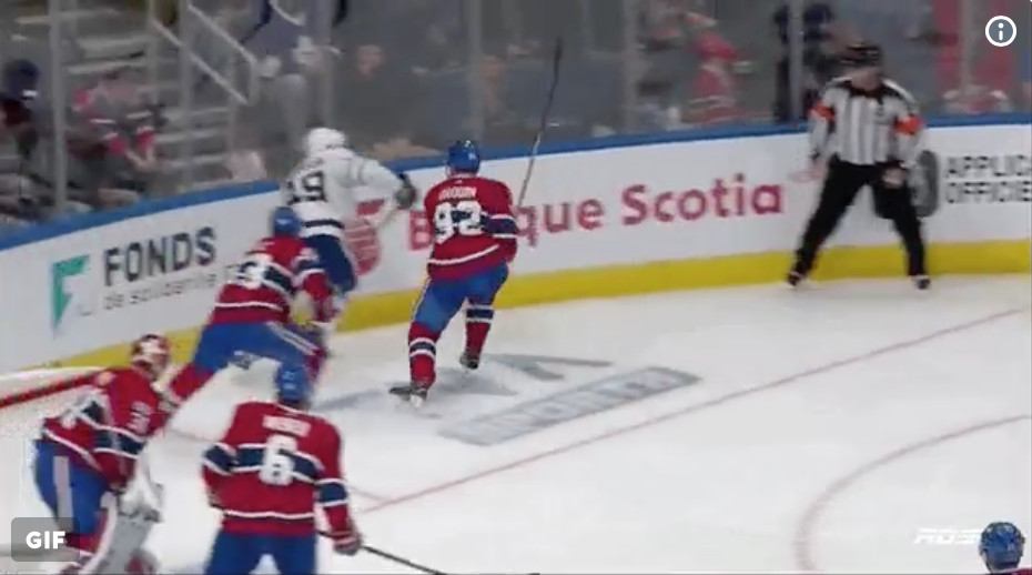 BOOM...Le surpoids de Jonathan Drouin sert à quelque chose...