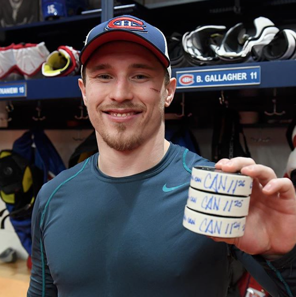Brendan Gallagher aussi productif qu'Alex Ovechkin...