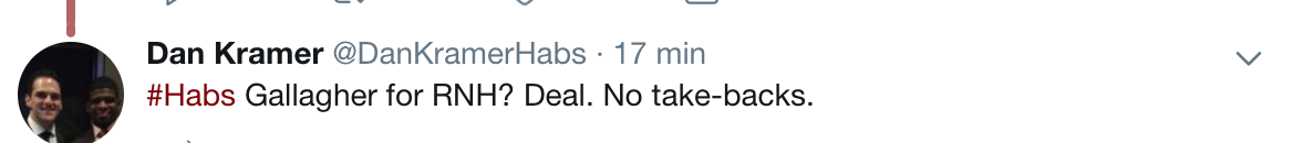 Brendan Gallagher contre Ryan Nuget-Hopkins...