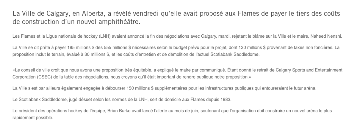 Brian Burke devrait arrêter d'INSULTER le maire de Calgary.