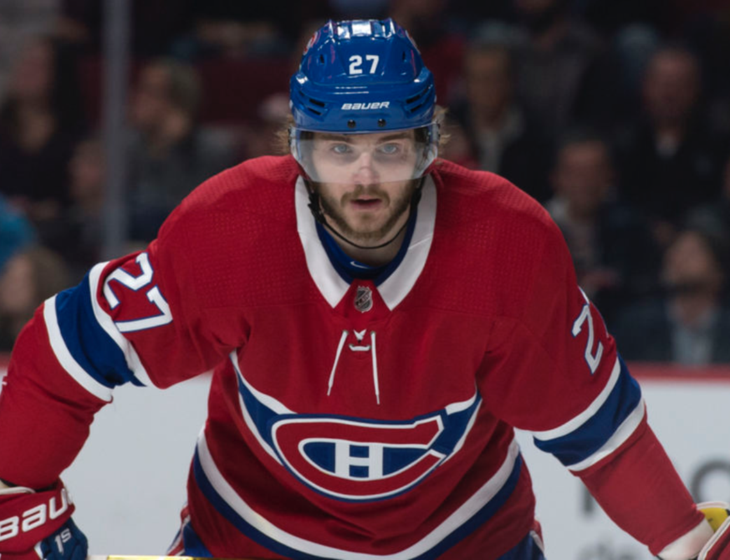 Ça, c'est la bonne attitude à avoir, avec Alex Galchenyuk...