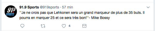 Ça dépend combien de SHOTS de VODKA il ingurgite par soir...