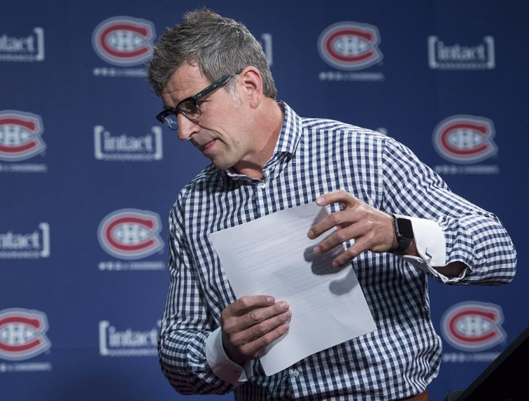 Ça doit être en pensant comme Mathias Brunet, que Marc Bergevin...
