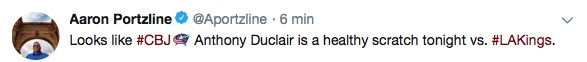 Ça n'a pas été long, pour que Anthony Duclair...
